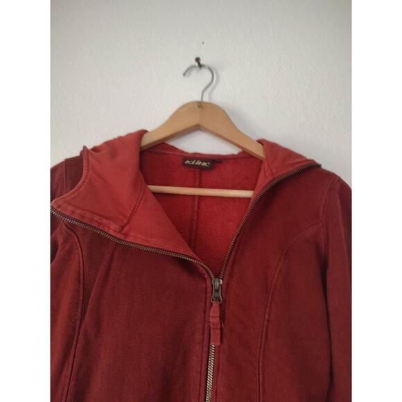 Kuhl Women's Size XS Cranberry Red Asymmetric  Zip Front Hooded Jacket - Picture 6 of 10